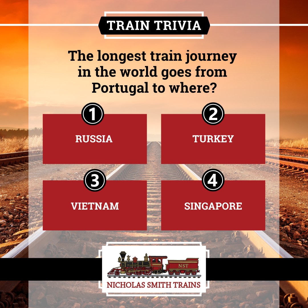 🚂 Trivia Thursday 🚂 We... - Nicholas Smith Trains and Toys | Facebook