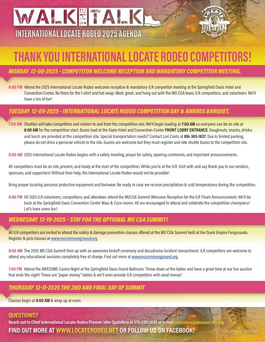 International Utility Locate Rodeo - Locator Safety Awareness Week # ...