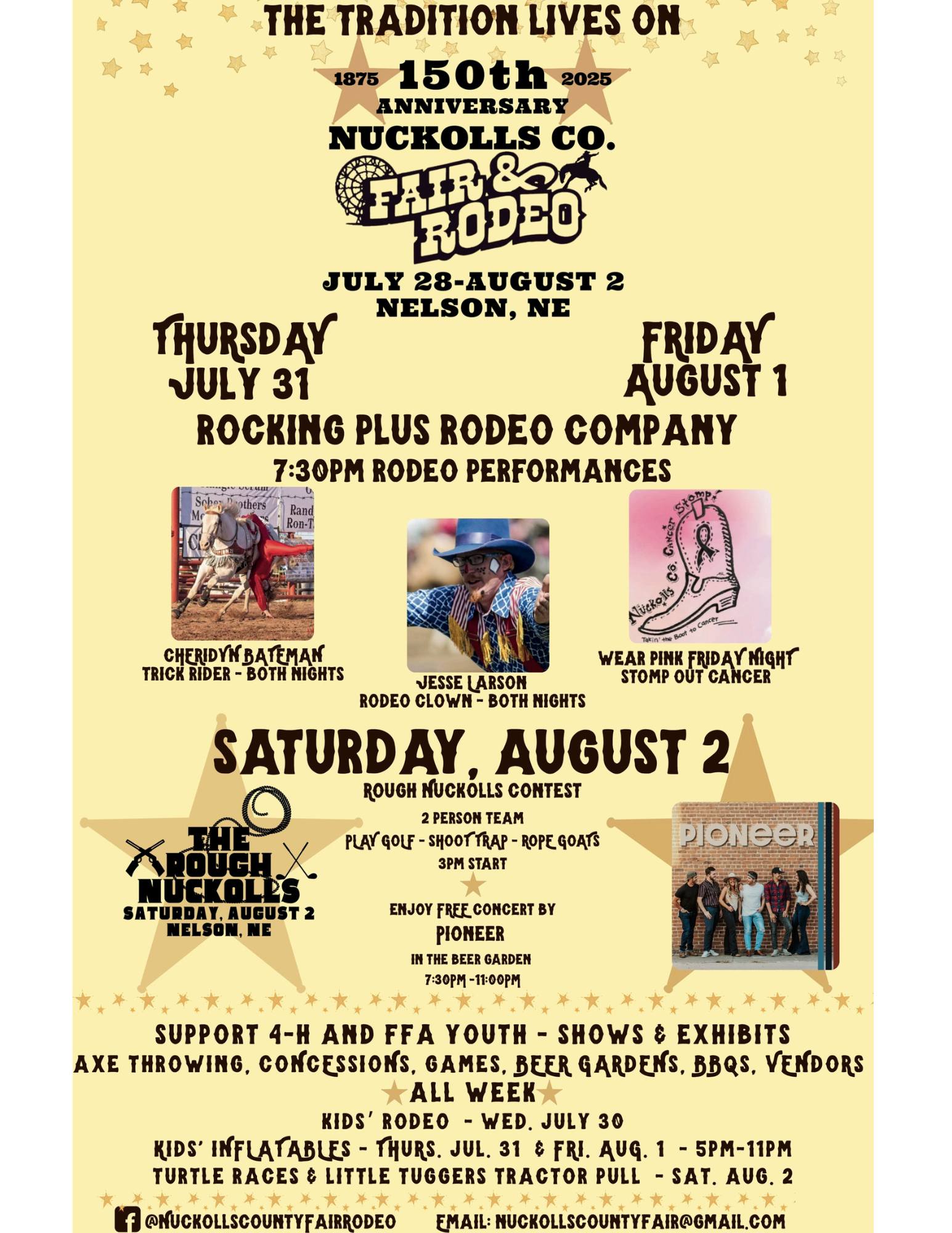 Nuckolls - It's officially FAIR MONTH! Come celebrate ⭐️ 150 Years ⭐️ ...