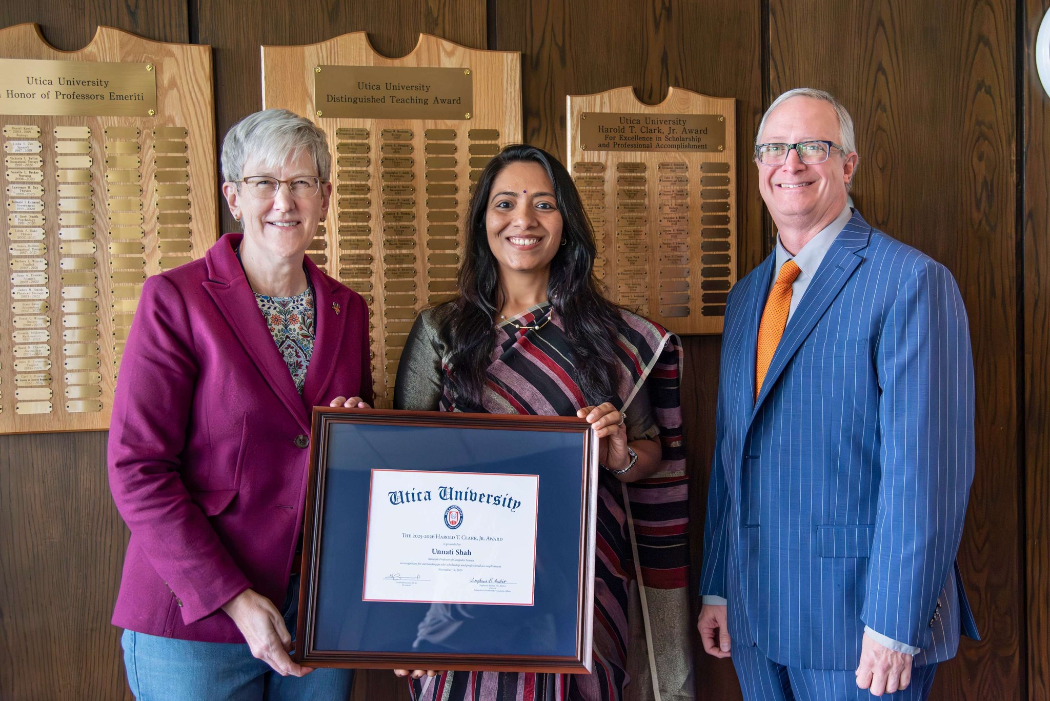 Utica - Here’s to Associate Professor of Computer Science Unnati Shah ...