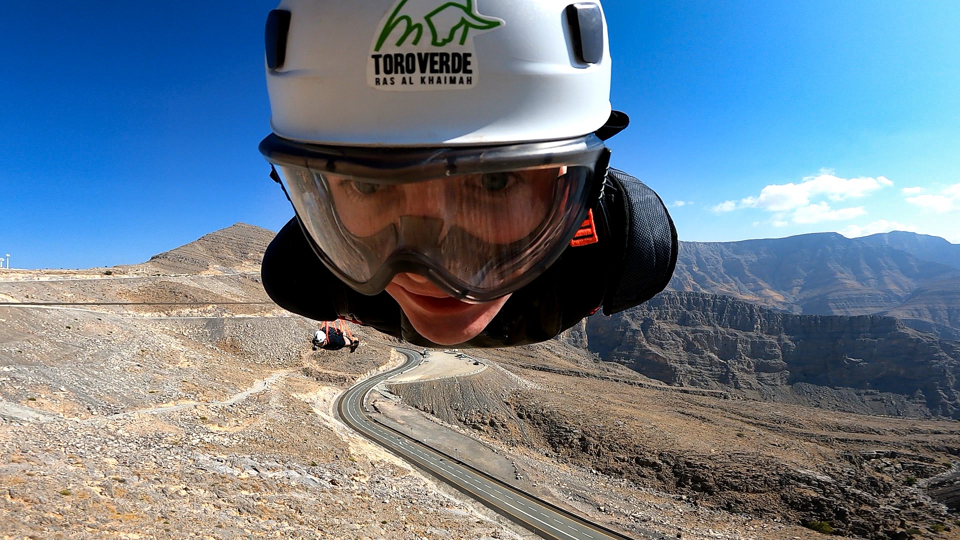 See riders race down the world's longest zipline at blistering