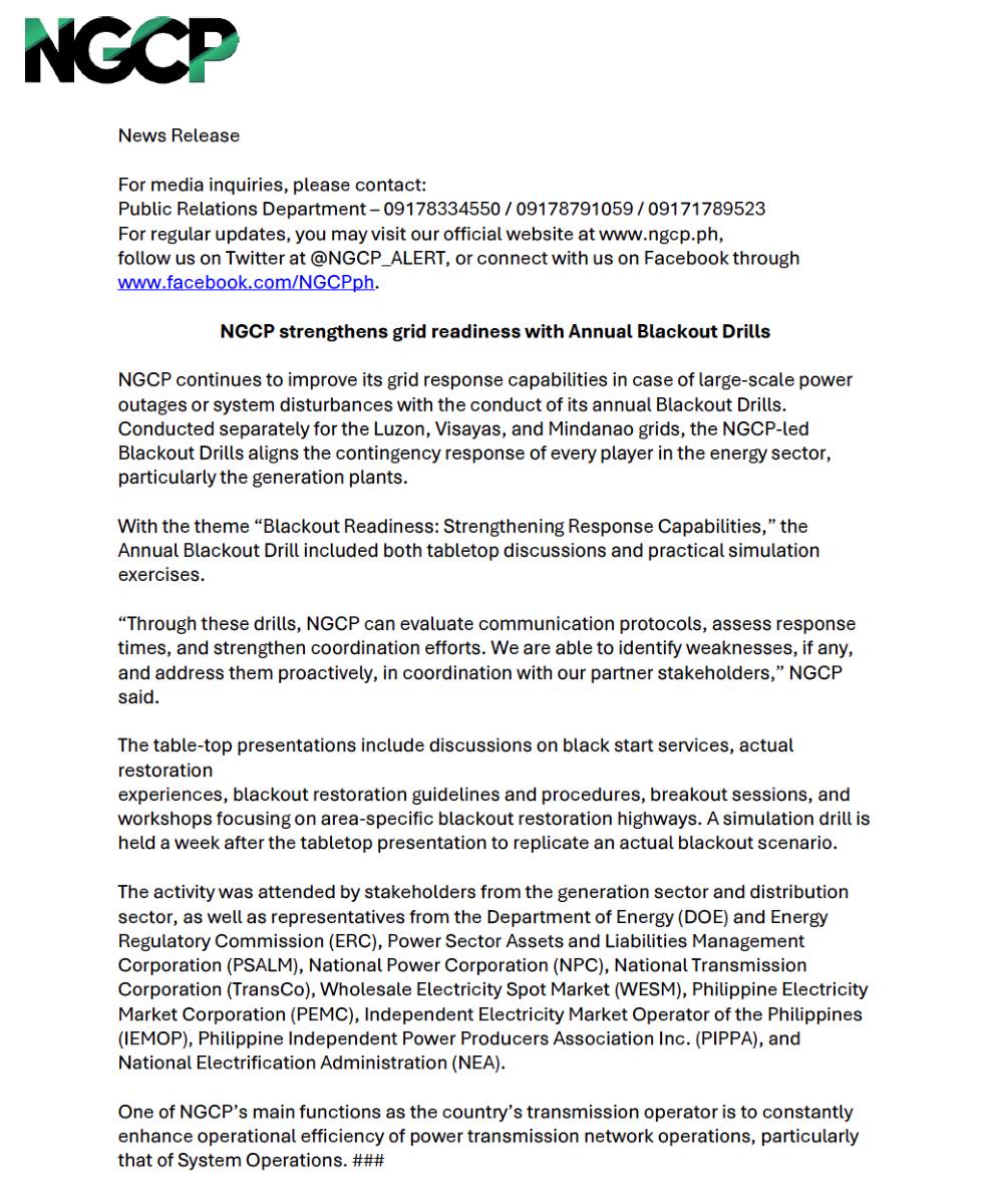 National - 𝐍𝐆𝐂𝐏 𝐬𝐭𝐫𝐞𝐧𝐠𝐭𝐡𝐞𝐧𝐬 𝐠𝐫𝐢𝐝 𝐫𝐞𝐚𝐝𝐢𝐧𝐞𝐬𝐬 𝐰𝐢𝐭𝐡 𝐀𝐧𝐧𝐮𝐚𝐥 𝐁𝐥𝐚𝐜𝐤𝐨𝐮𝐭 𝐃𝐫𝐢𝐥𝐥𝐬 ...