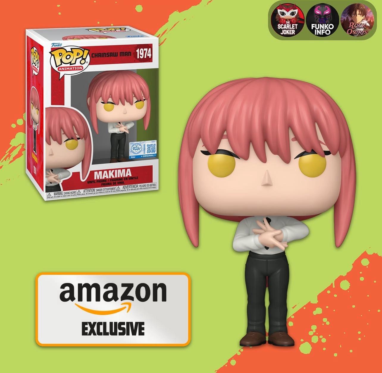 First look at Amazon exclusive Chainsaw Man: Makima! #funko 