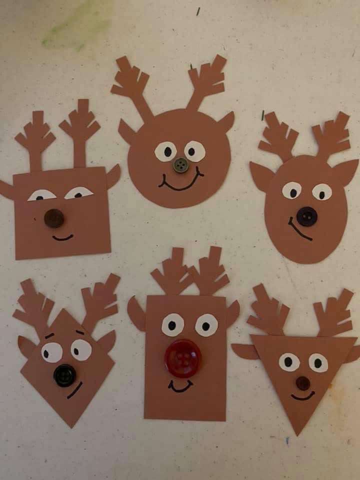 35" Red-Nosed Reindeer Shape - Inflatable Christmas Decoration, Fill With Air Or Helium