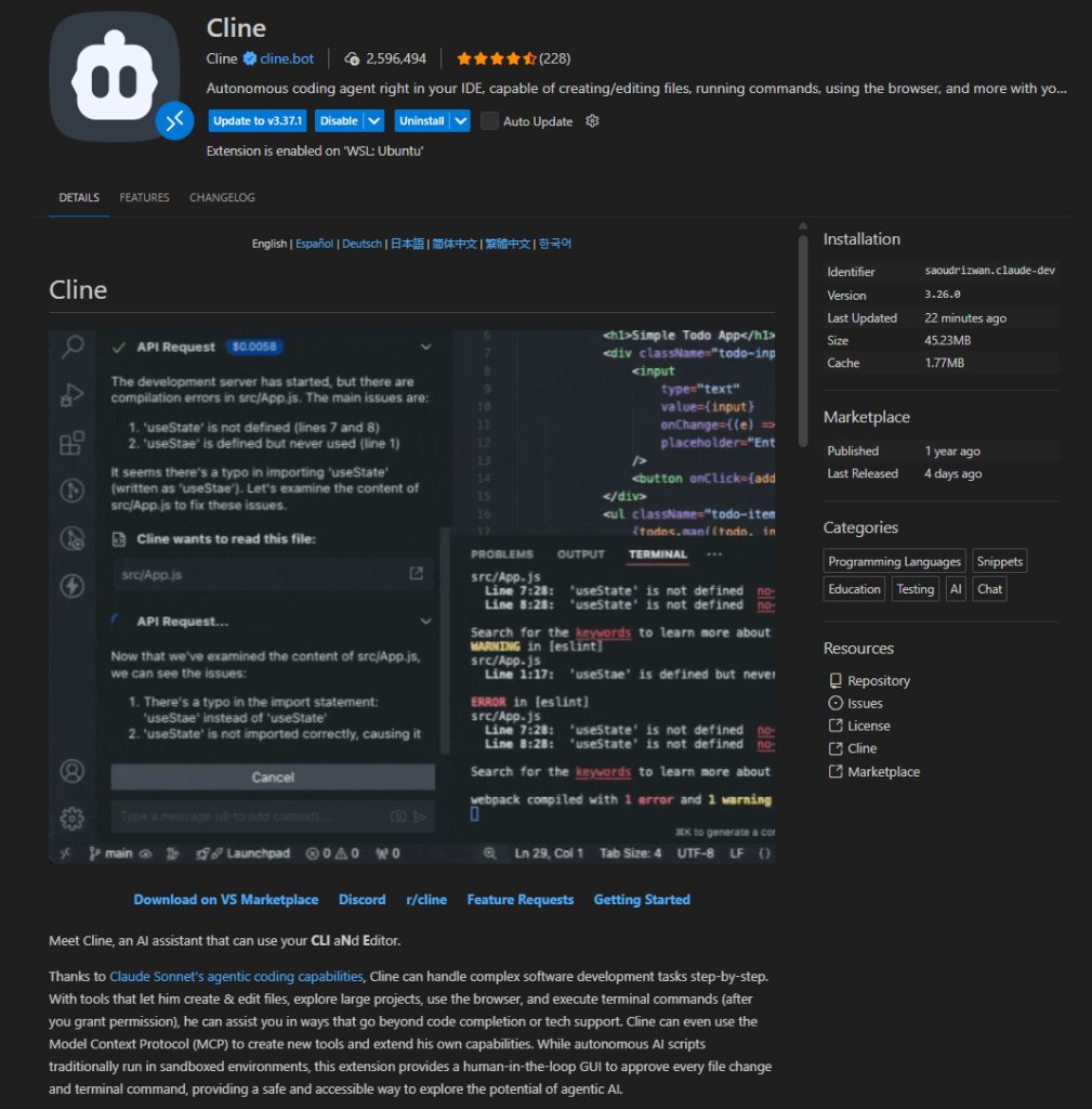 Group WhiteHat | ## *Cline - trợ lý code AI “tiện thì có tiện” nhưng ...