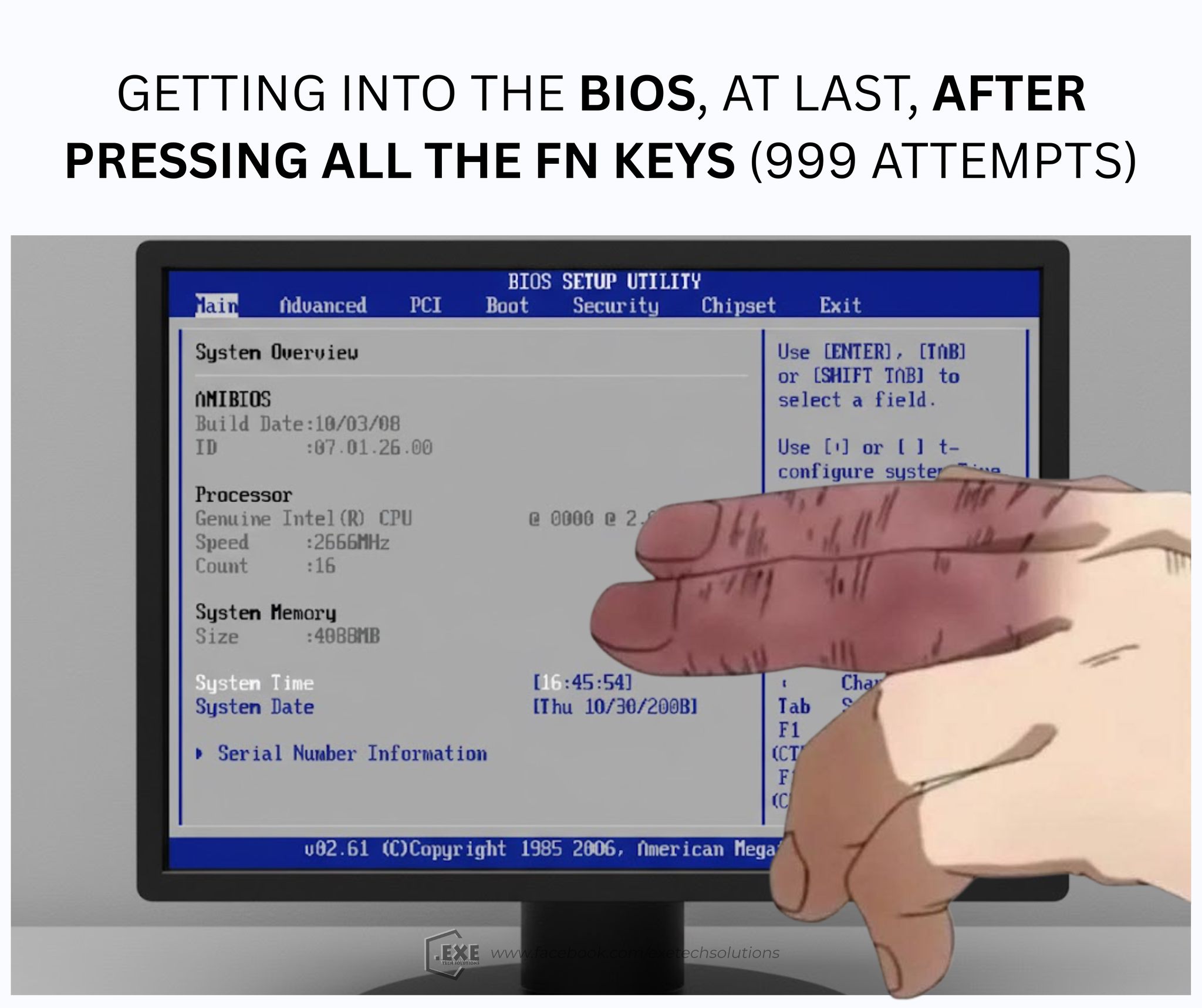 EXE - Hirap hanapin yung BIOS key, lods? 😆 Minsan kasi, sobrang bilis ...