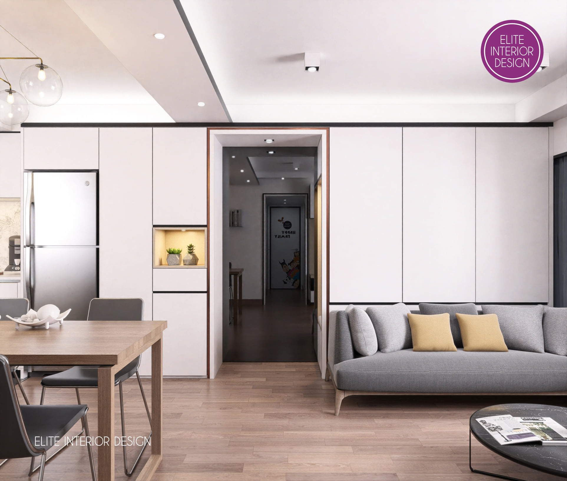 [設計案例分享 - 西環再輝大廈] 項目地點 : 高層F室... - Elite Interior Design