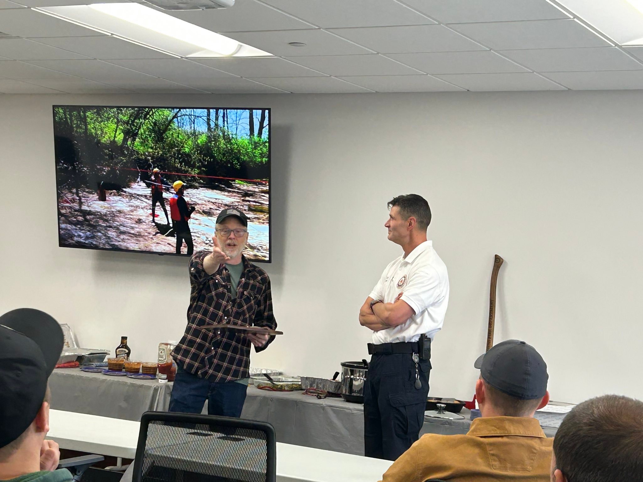 Athens - On Monday we held a retirement party for Lieutenant Dan Riley ...