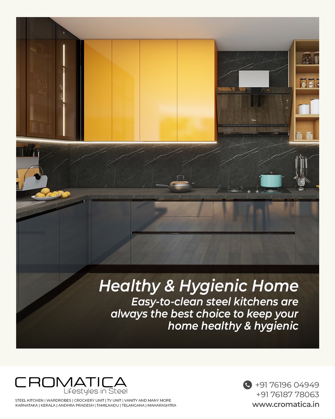 Cromatica - Lifestyles in Steel - Steel kitchens are the ultimate ...