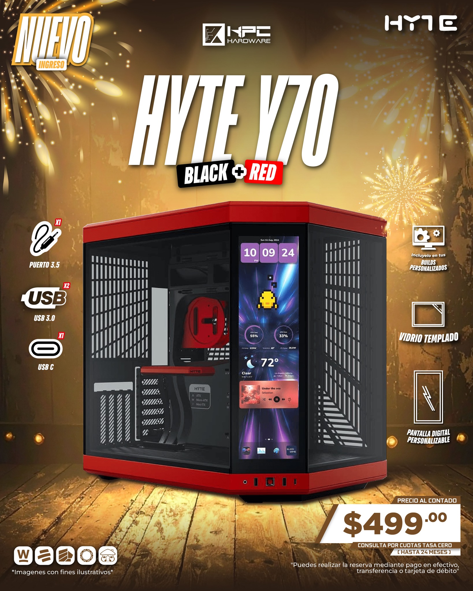 KPC - 🖥️ Personaliza. Muestra. Impresiona. El HYTE Y70 llega con ...