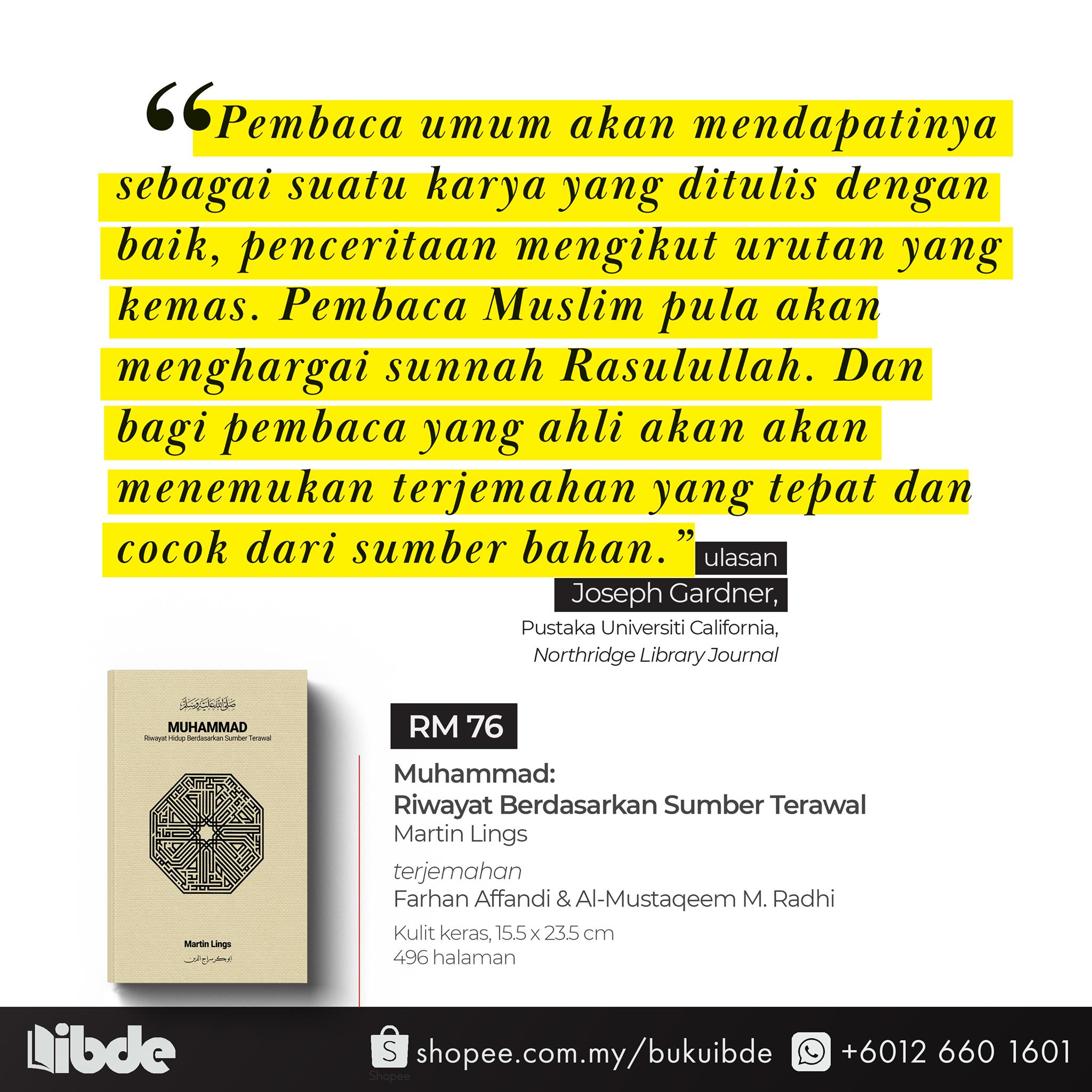 Inisiatif Buku Darul Ehsan Ibde Buku Terlaris Ini Sudah Masuk Cetakan Kedua Diakui Sebagai Sebuah Buku Terbaik Dalam Bahasa Inggeris Tentang Rasulullah Saw Dan Kini Telah Diterjemah Ke Bahasa Melayu