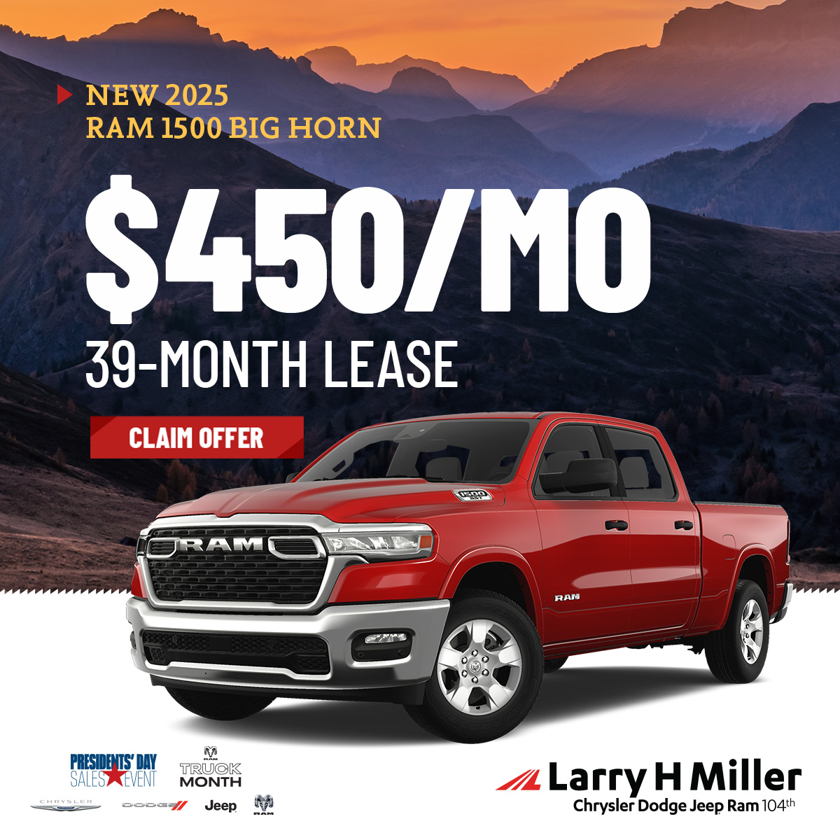 Larry H. Miller Chrysler Dodge Jeep Ram 104th | Denver CO