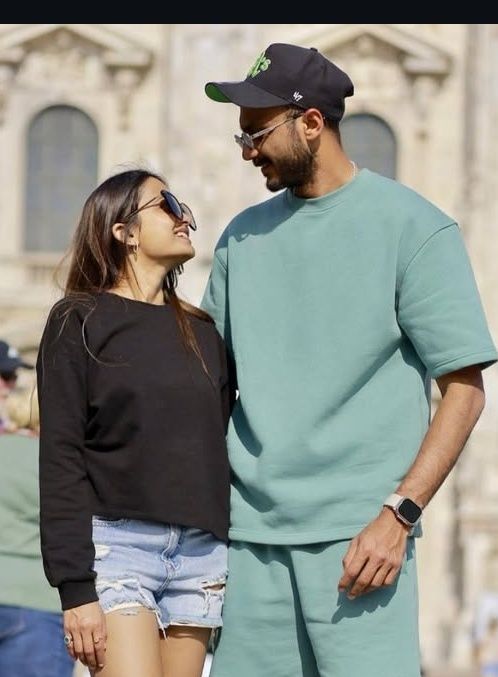 Cricket - Axar Patel with his wife 🥰💕⭐ #couplegoals | Facebook