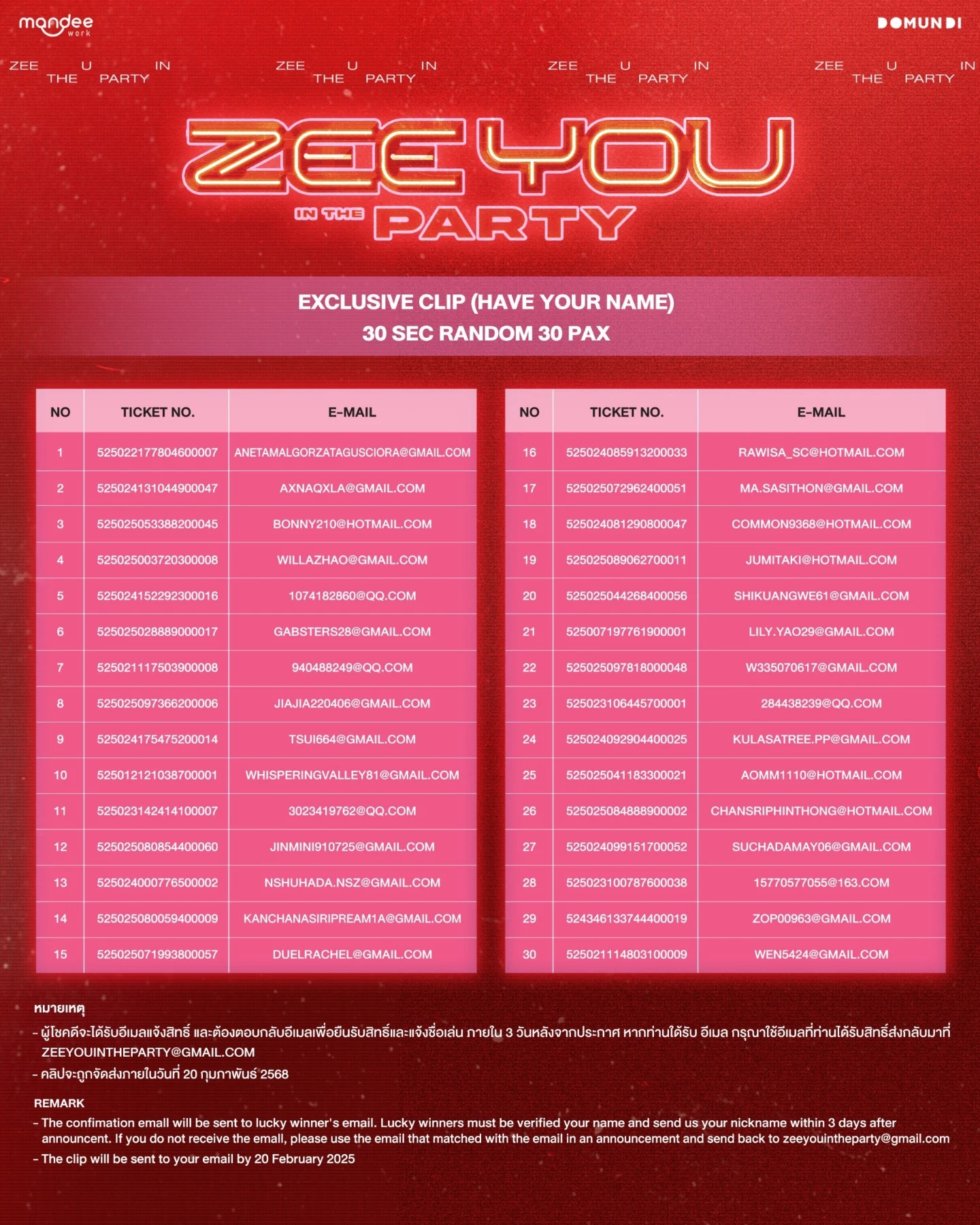 ZeePruk 1st Fan Meeting “𝙕𝙀𝙀 𝙔𝙊𝙐 𝙄𝙉 𝙏𝙃𝙀 𝙋𝘼𝙍𝙏𝙔
