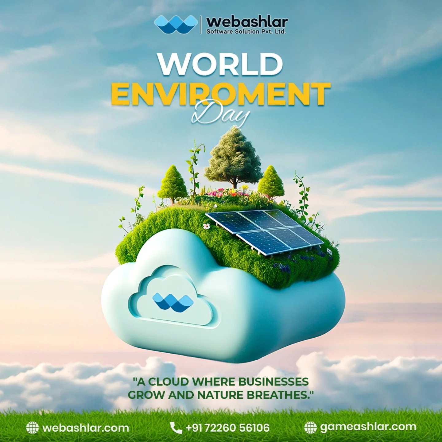 Webashlar - 🌱 Today is World Environment Day — a day to... | Facebook