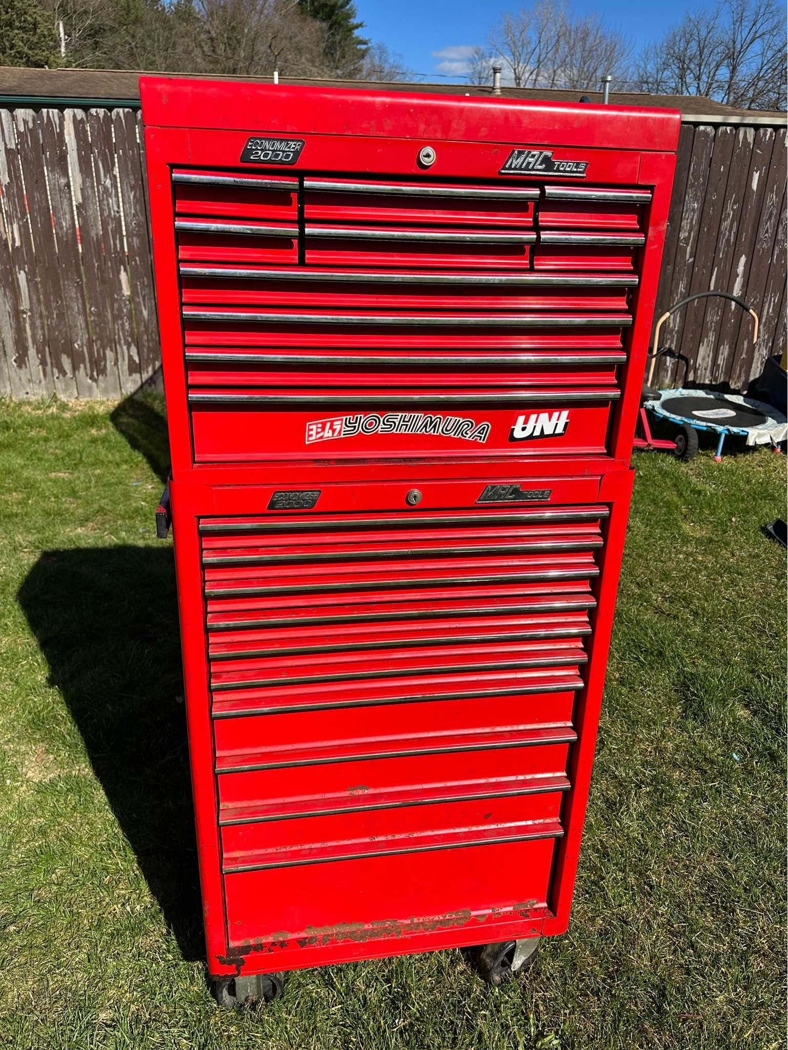 Mac Tools Economizer 2000 Top and Bottom Toolbox Set - Tool Boxes 