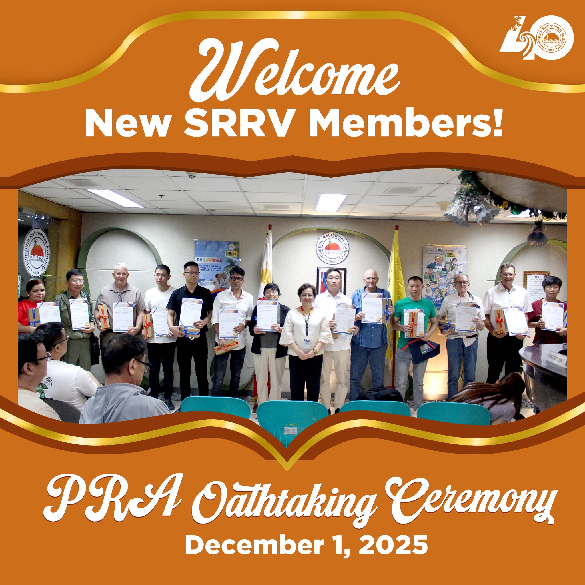 Philippine - PRA welcomes new SRRV members from the United States ...