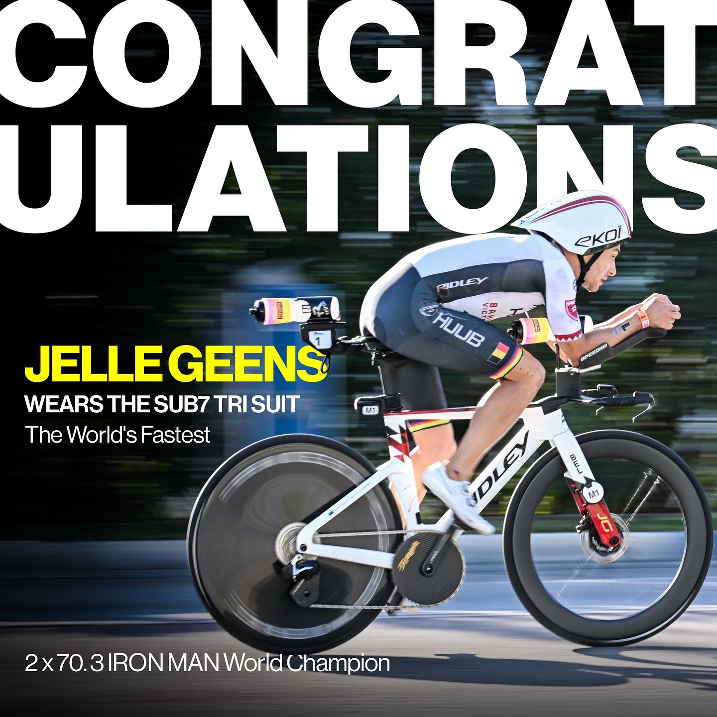 HUUB Design - Congratulations to dual 70.3 World Champion... | Facebook