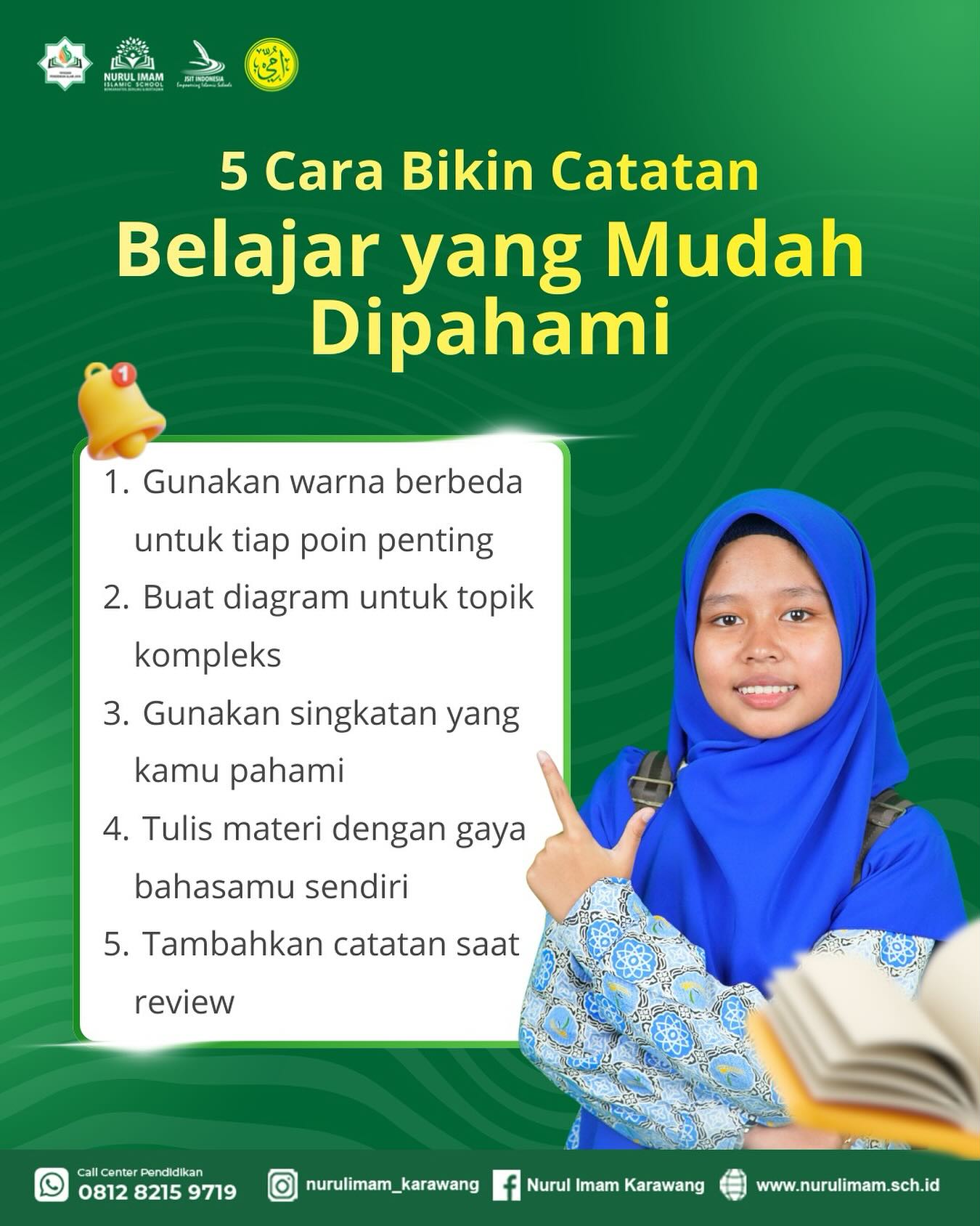 Nurul - Belajar jadi lebih mudah kalau catatanmu tersusun dengan rapi ...
