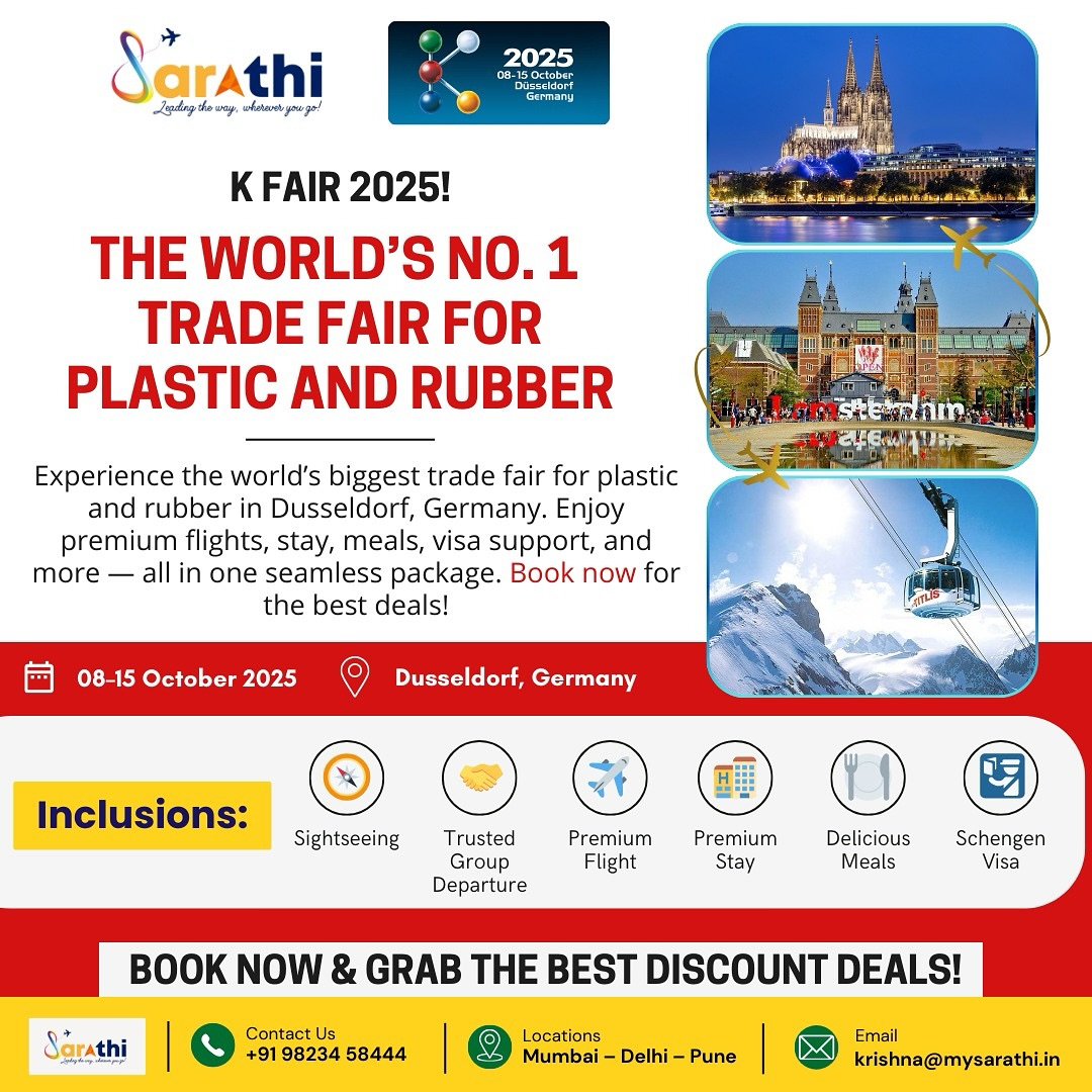 ## 🌍 ️ K FAIR 2025: The World’s... - Sarathi Tours Pvt Ltd | Facebook