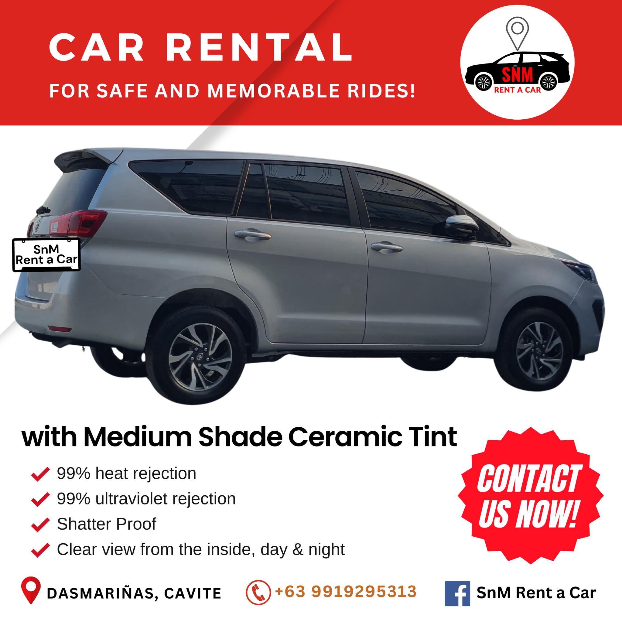 SnM Rent a Car - Our 2023 Toyota Innova E AT DSL has...