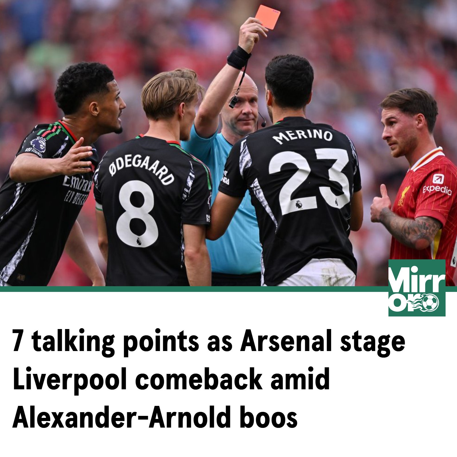 Mirror Football - 🚨😬 Brutal boos from Liverpool FC fans... | Facebook