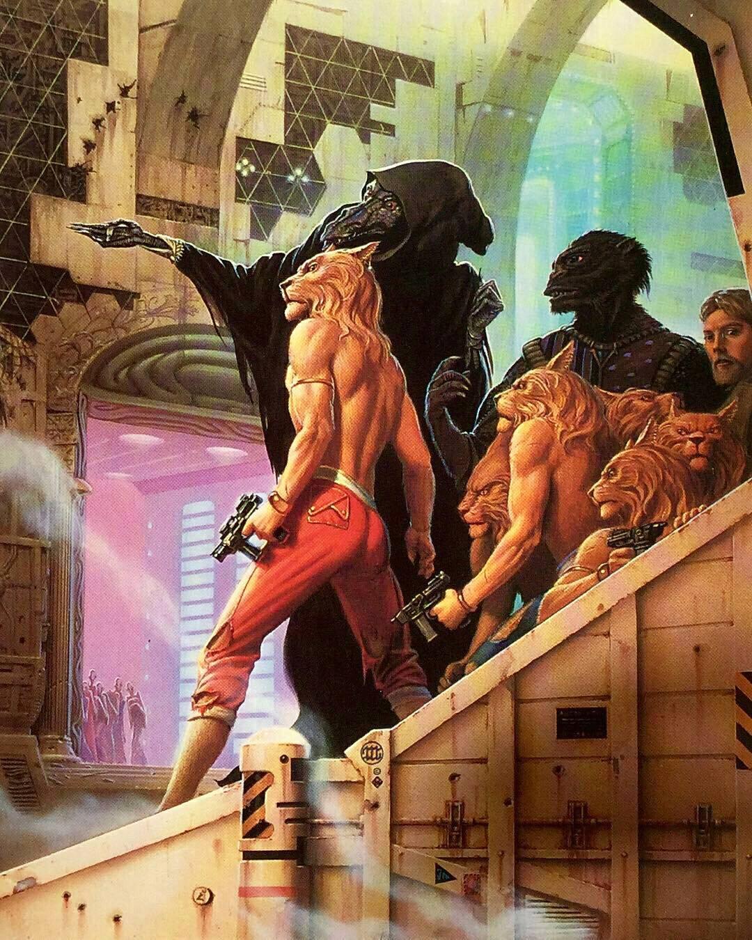 Art by Michael Whelan. Pic from ‪Infinite Worlds the Fantastic‬