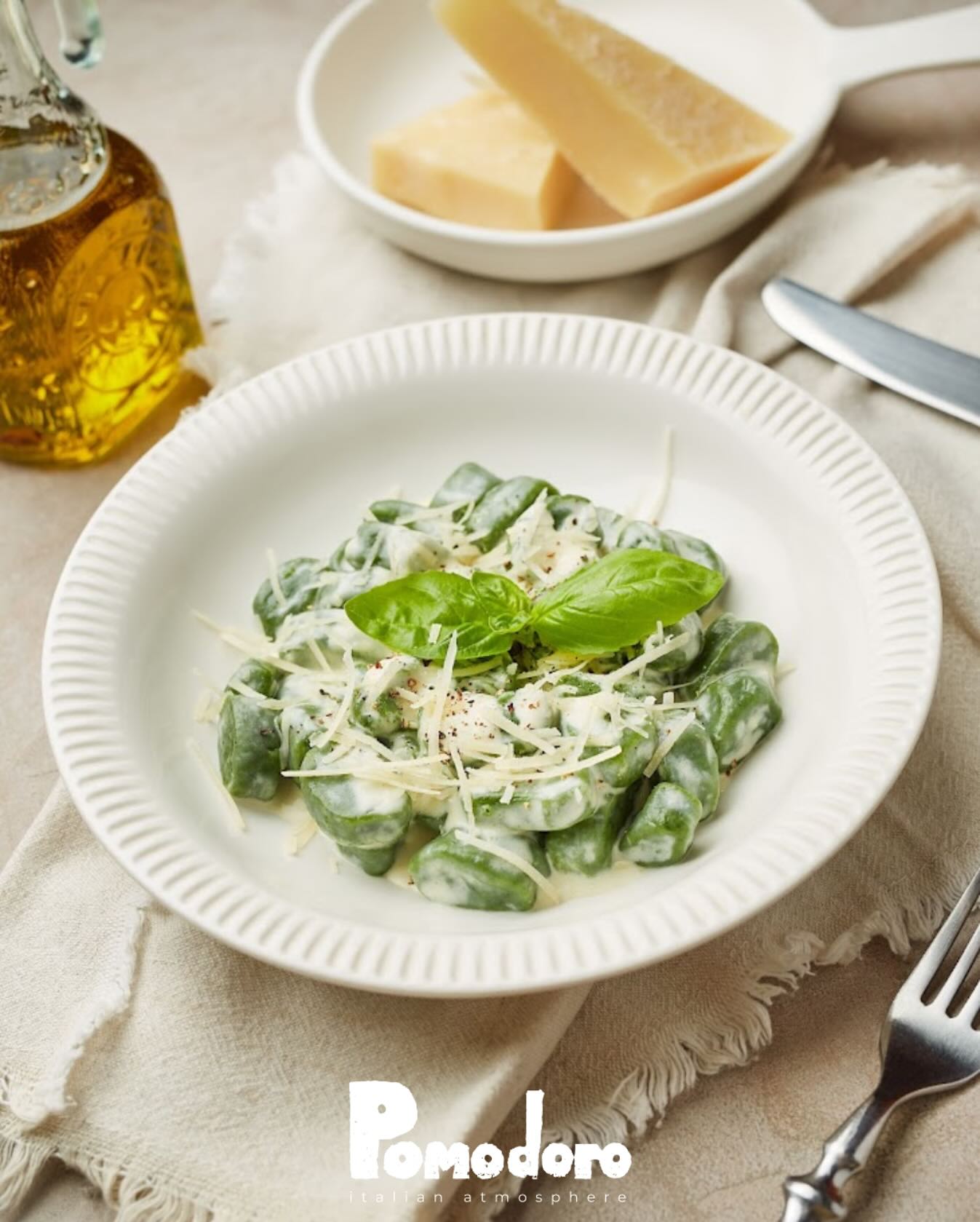 Creamy spinach gnocchi perfection ... - Pomodoro Yerevan | Facebook