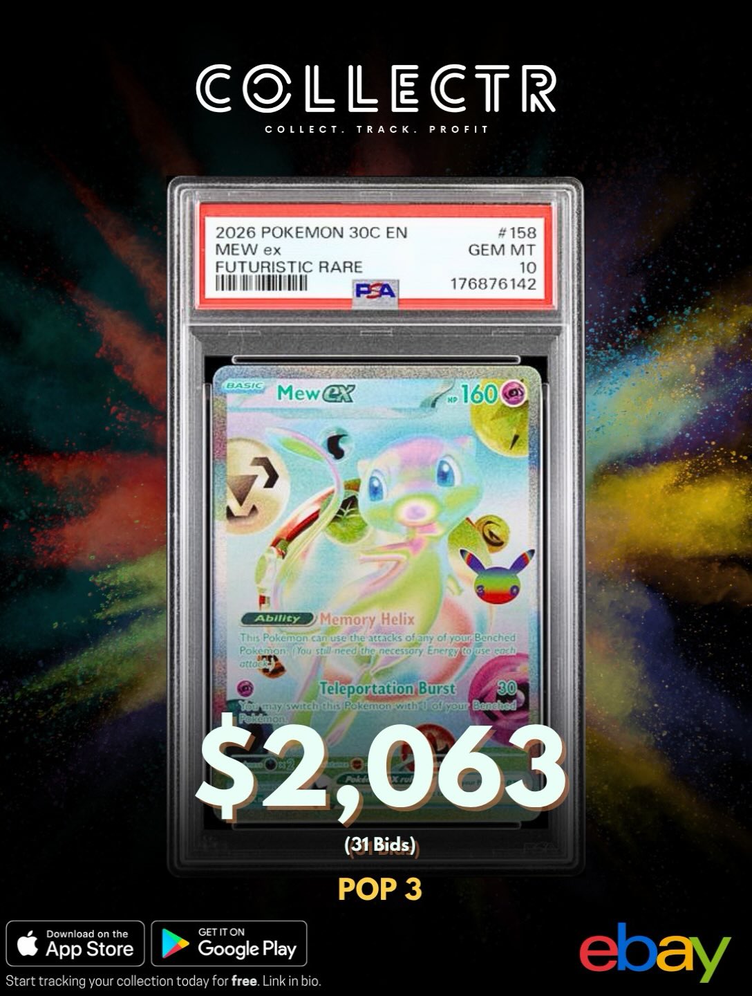 Exclusive Mew ex(003/SV-P) price around 4000