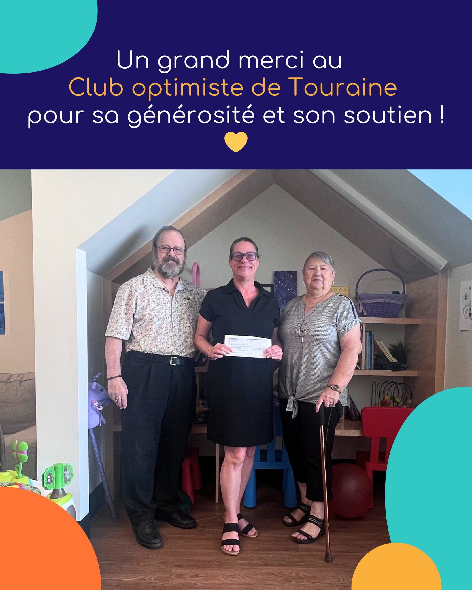 Centre - 🙏 Un immense merci au Club Optimiste de Touraine pour leur ...