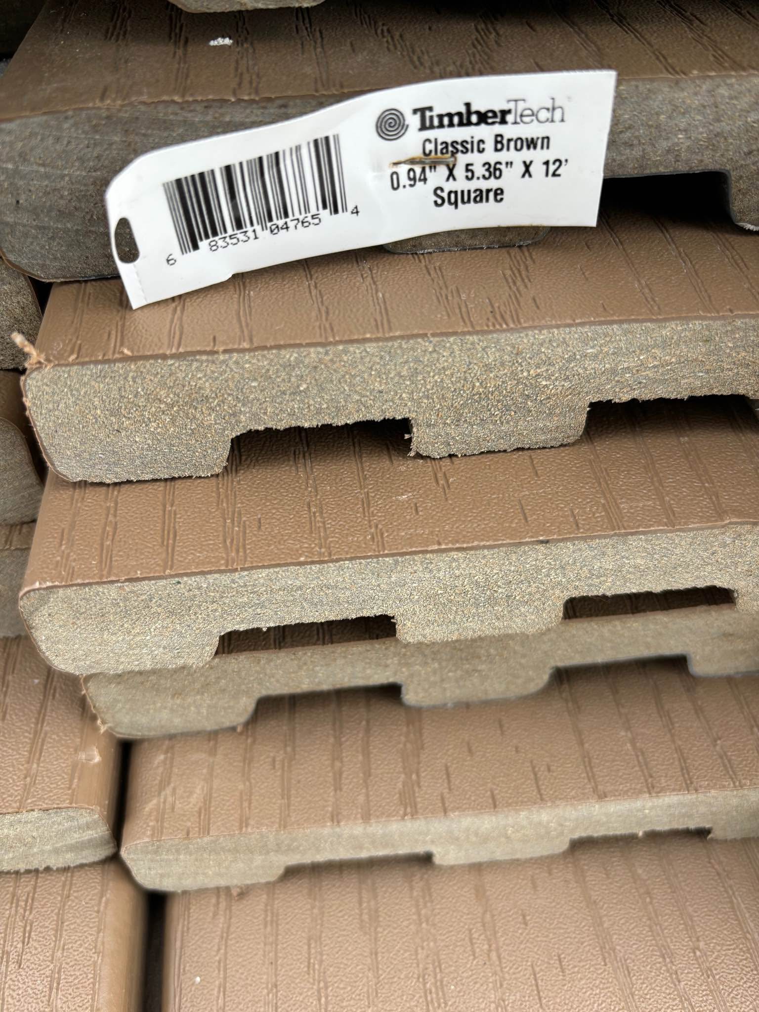 $1.10 LF TimberTech Classic Brown 12ft Decking Boards – Only $13.20 ...