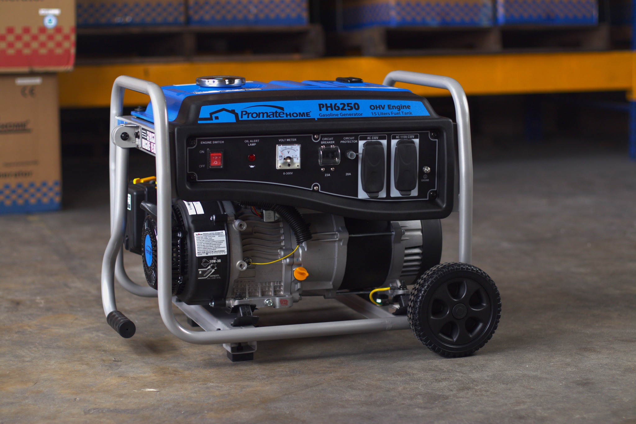 Promate - The Promate Home PH6250 is a 6250-watt Portable Gasoline ...