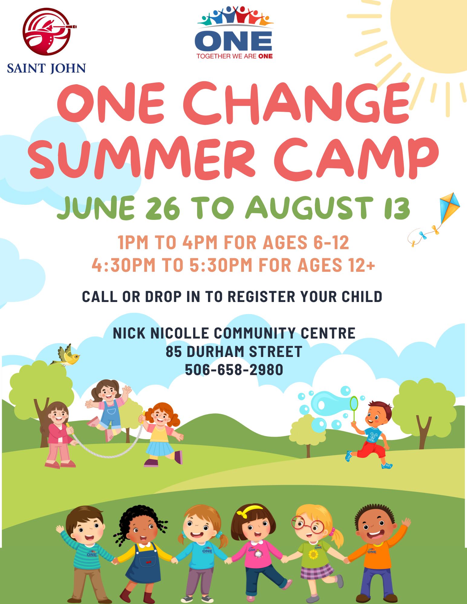 The ONE Change Inc | Saint John NB