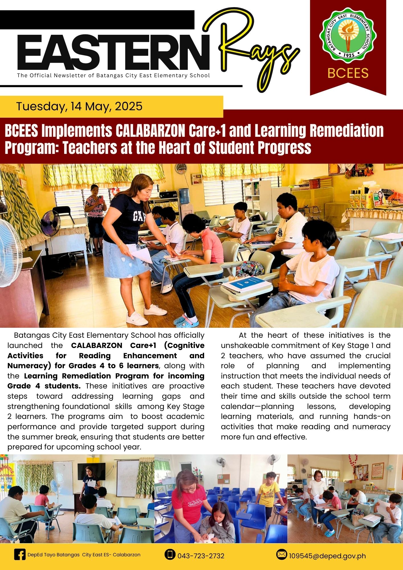 DepEd... - DepEd Tayo Batangas City East ES - Calabarzon | Facebook