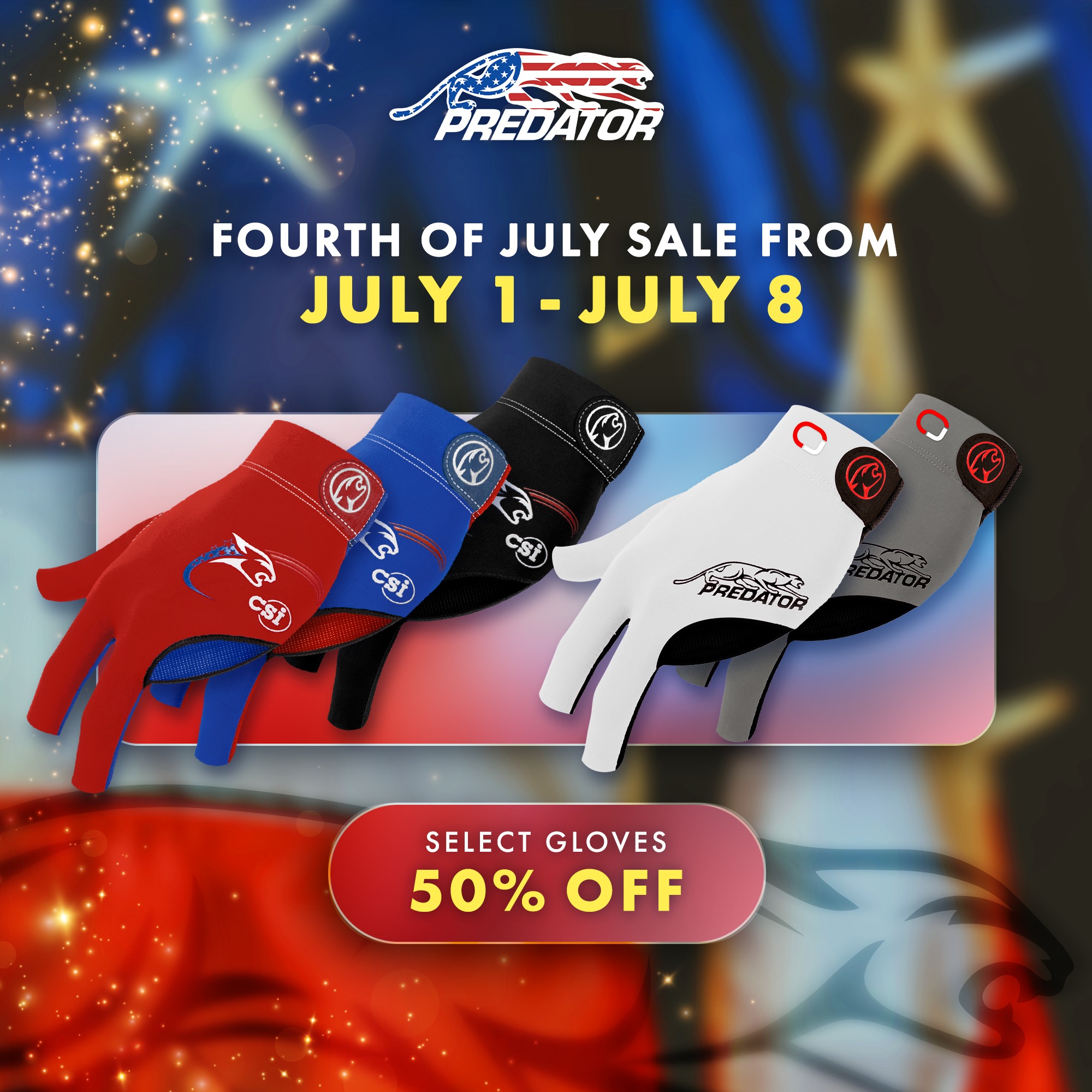 Cue up the savings 🇺🇸 Our 4th of July Sale starts now—don't miss