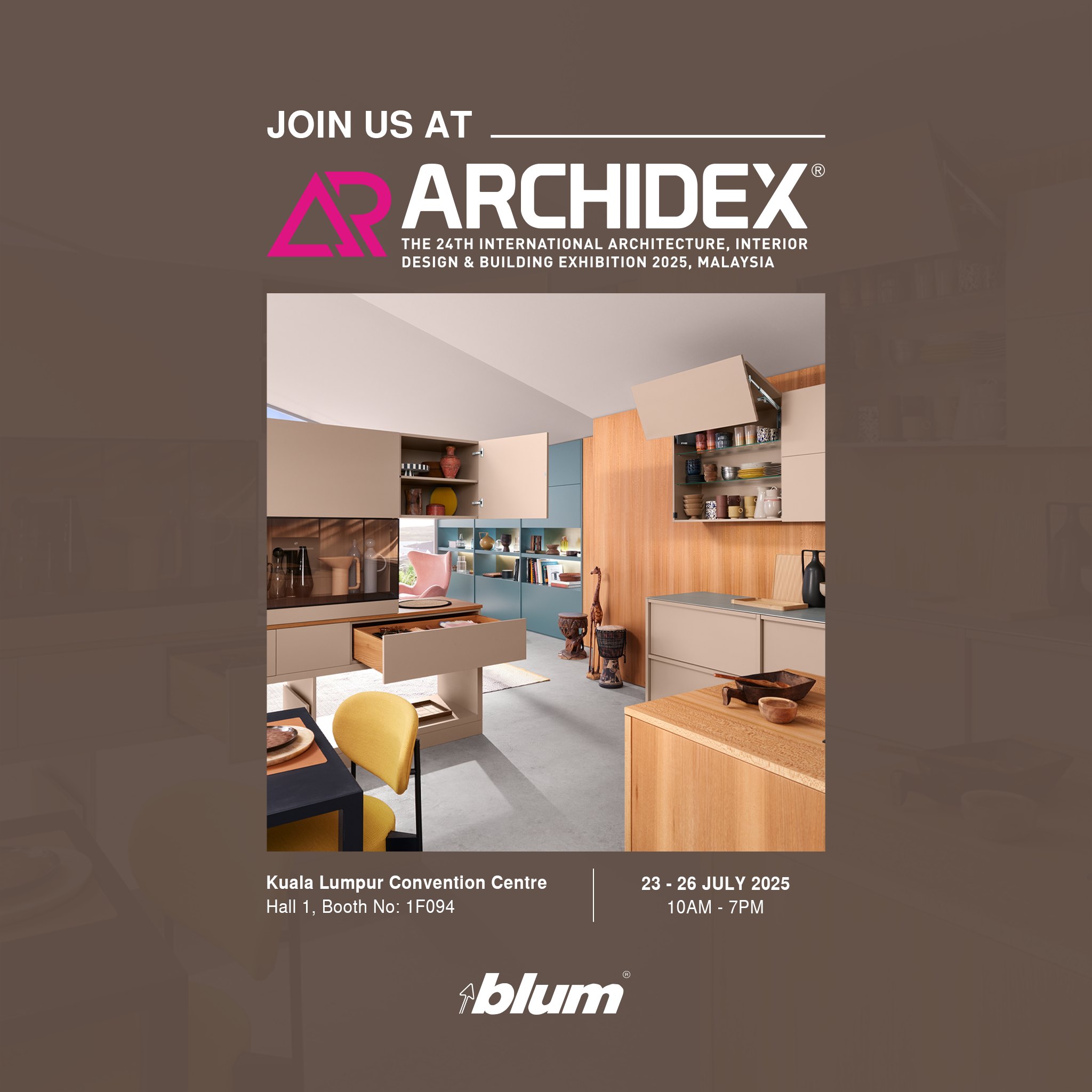 Blum - Blum at Archidex 2025: You are invited! Discover the product ...