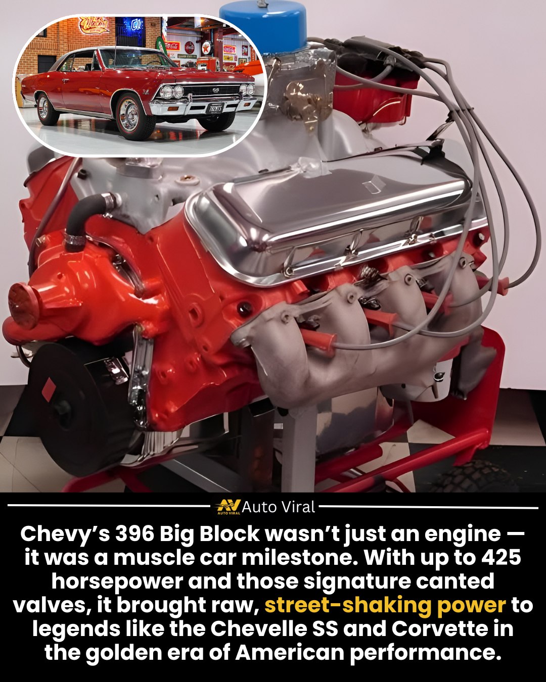 Chevrolet 396 big block engine history and specs