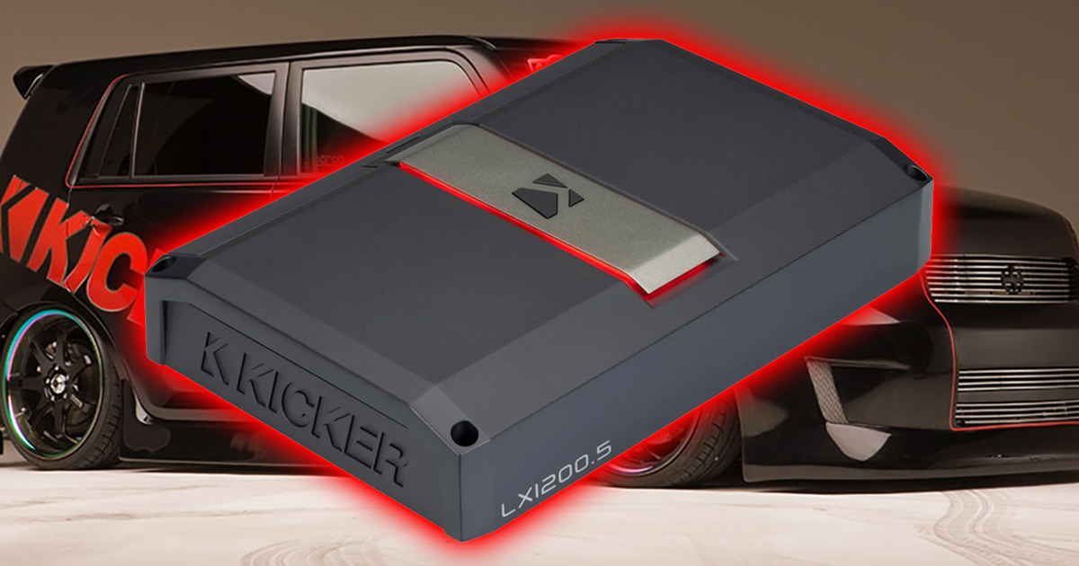 KICKER CX-Series amplifiers unleash serious power from compact
