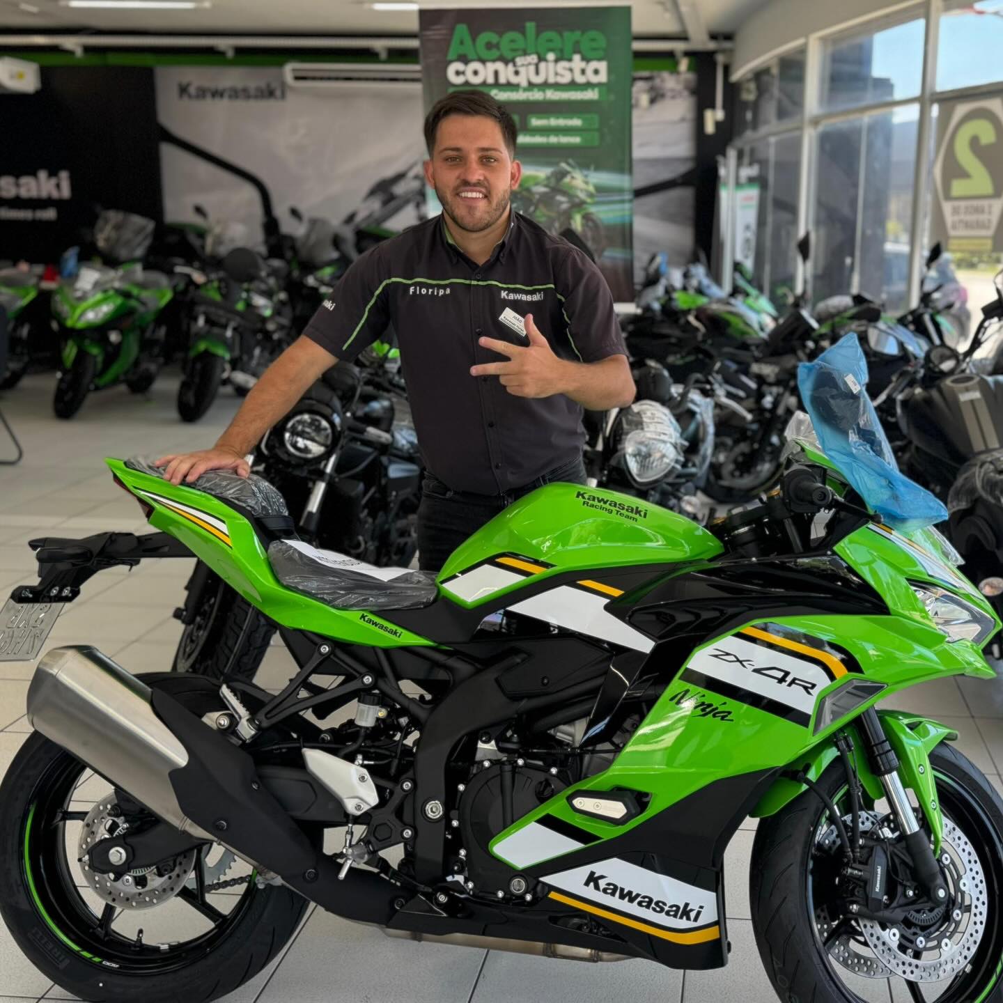 NINJA ZX4-R 2025 VENDIDA! Obrigado cliente amigo Cristiano pela
