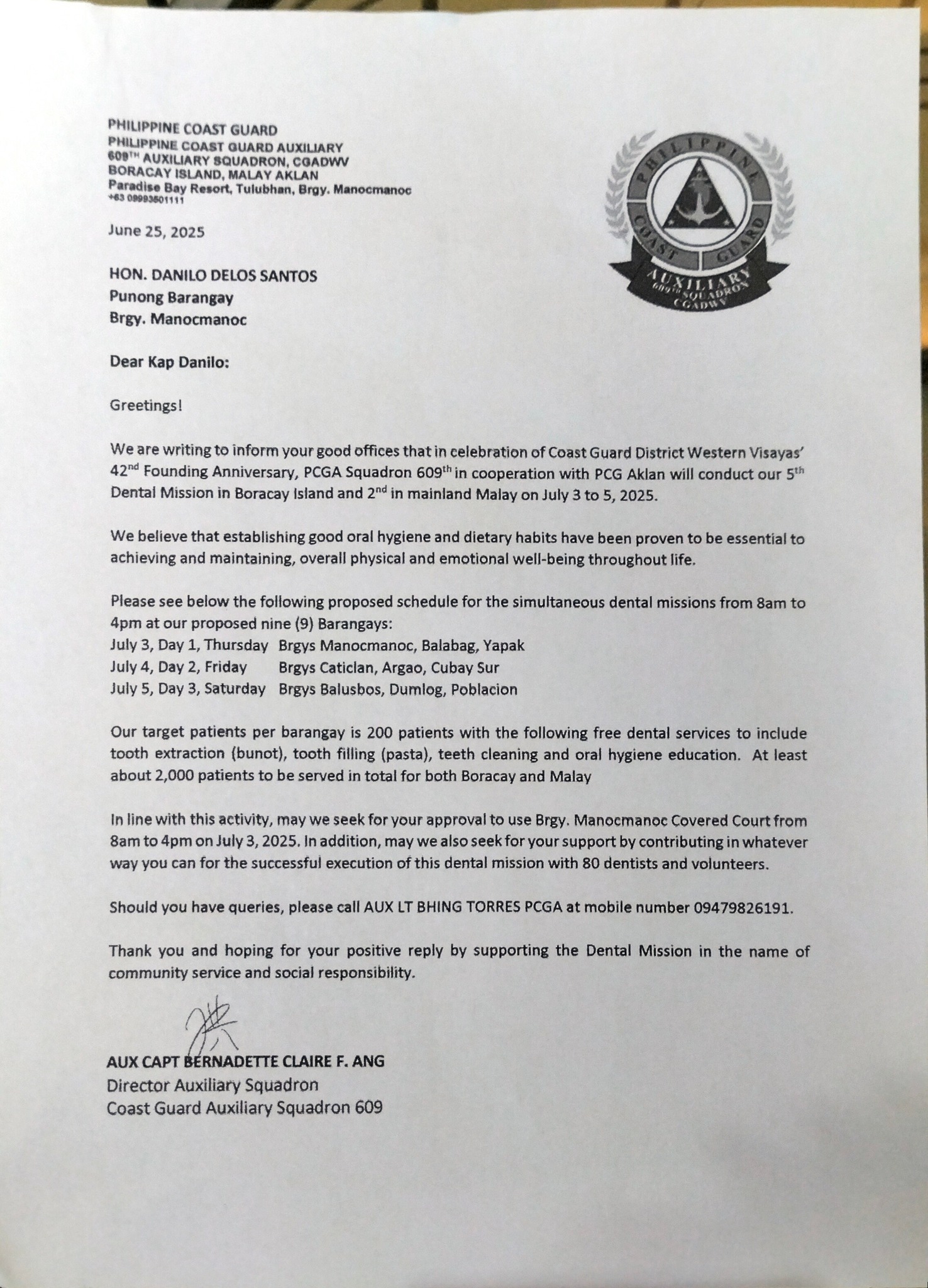 Barangay - Para sa kaalaman ng ating mga residente ng Brgy. Manocmanoc ...