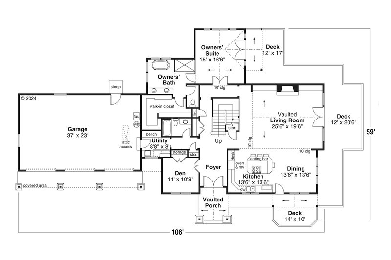 ePlans.com - Looking for an open floor plan? Check out this sweet ...