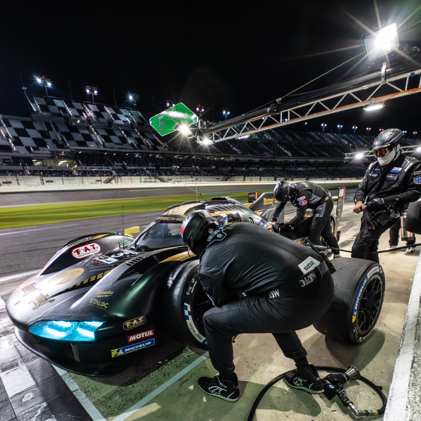 Team - Game over for our Porsche GTP #5. A rear suspension issue forced ...