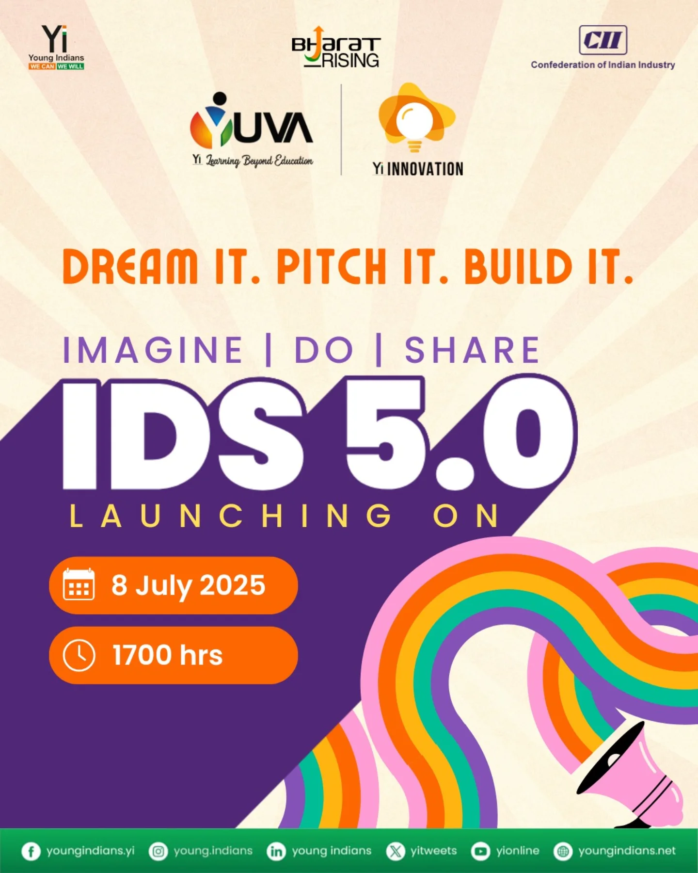 Young - 🔥 Get ready for IDS 5.0 – Imagine. Do. Share. Young Indians (Yi ...