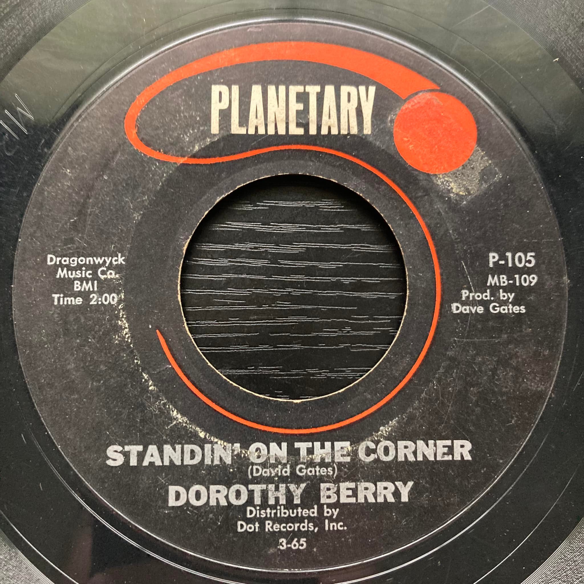 Dorothy Berry's soulful dance singles on Dot Records' Planetary label