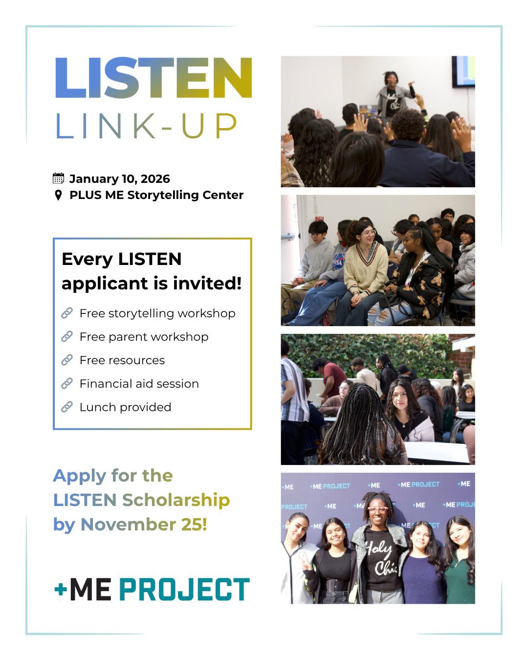 PLUS - 📣 High school students in LA: Apply for the LISTEN scholarship ...