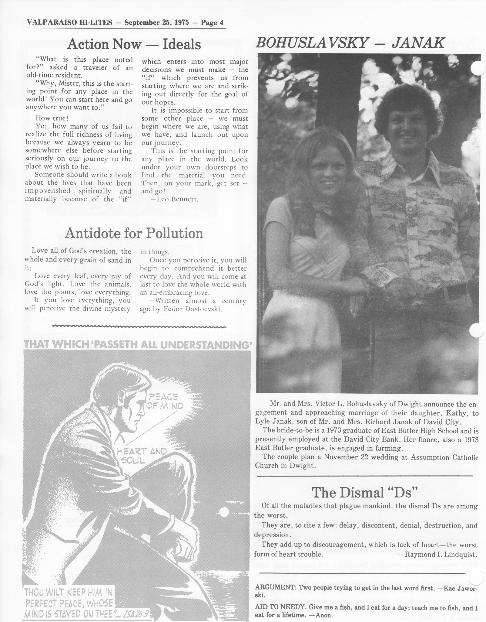 Valparaiso, - Page 4 of the September 25, 1975 issue of the Valparaiso ...
