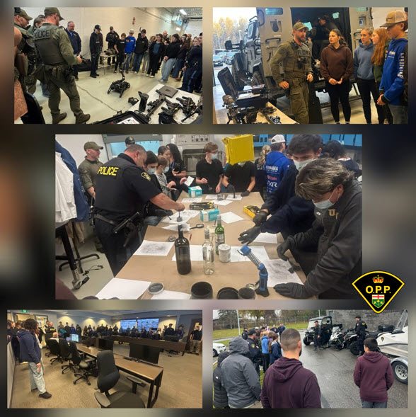 Ontario - More than two dozen grade nine students visited OPP East ...