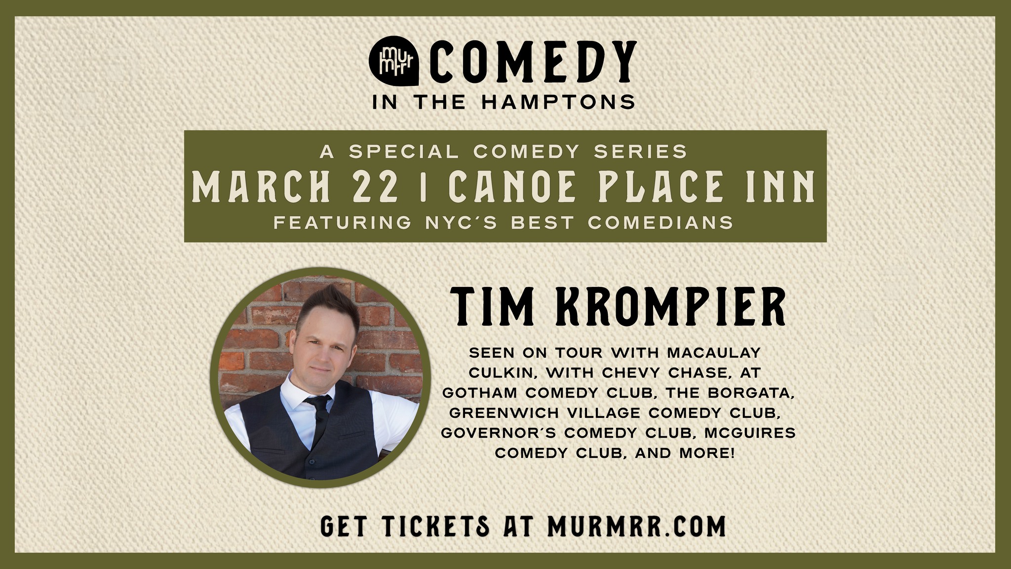 murmrr - Get ready, Hamptons!💥 Tim Krompier is bringing his unfiltered ...