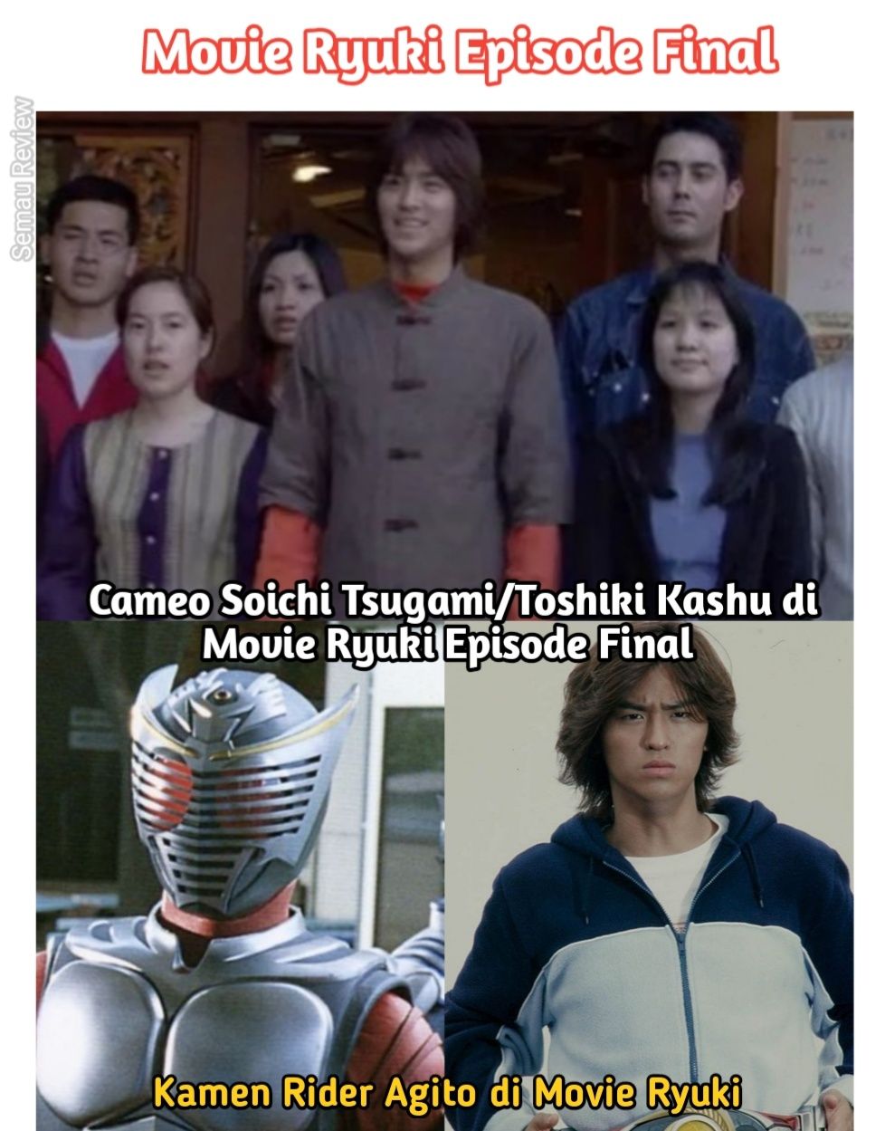 Semau - Kamen Rider Agito & Kamen Rider Ryuki Crossover di Hyper Battle ...