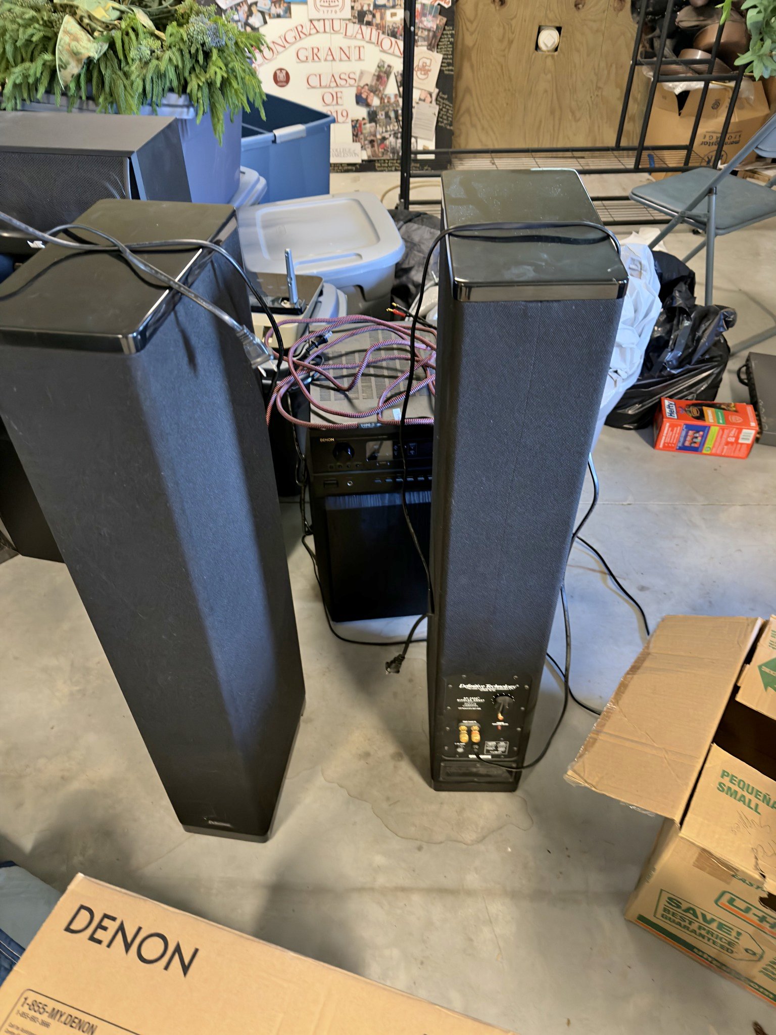 Definitive Technology towers with built in subwoofers - Speakers ...
